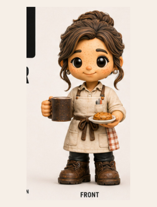 The Cafe Owner figure