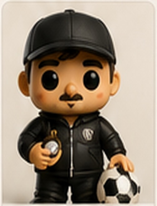 The Football Coach figure