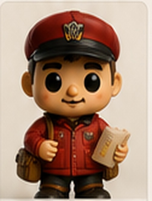 The Postman figure